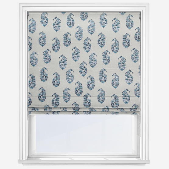 Thalassa Ink Roman Blind