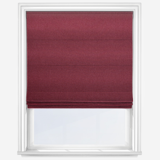 Tundra Bordeaux Roman Blind