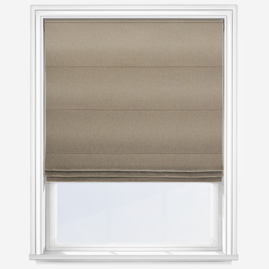 Tundra Taupe Roman Blind