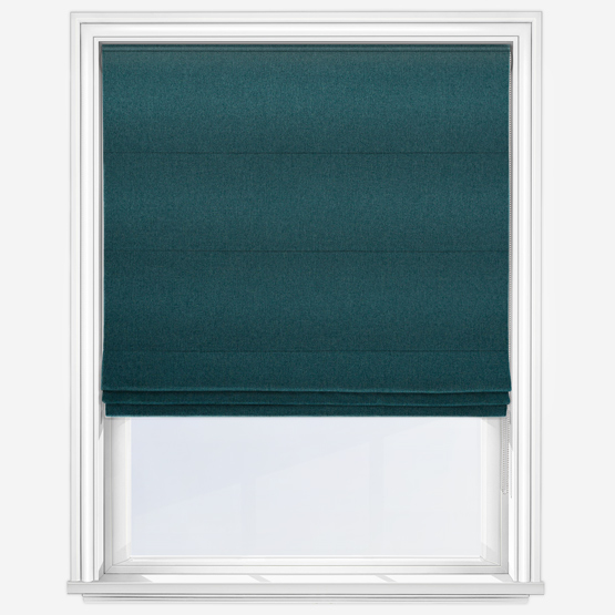 Tundra Teal Roman Blind