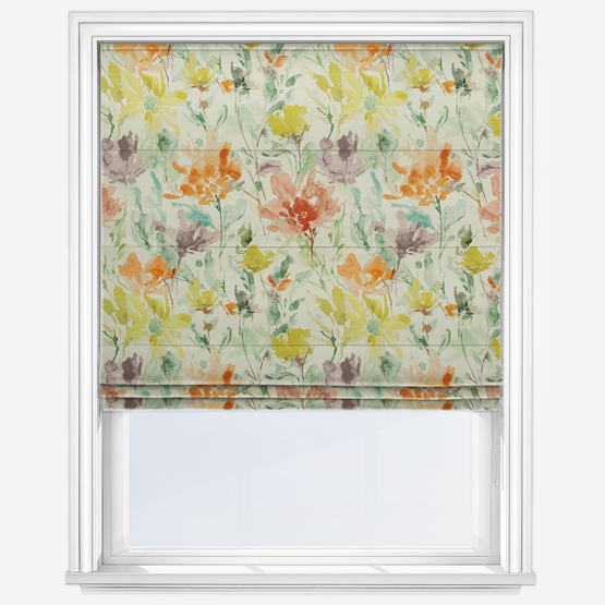 Water Meadow Clementine Roman Blind