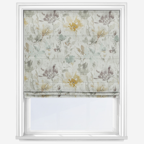 Water Meadow Cornflower Roman Blind