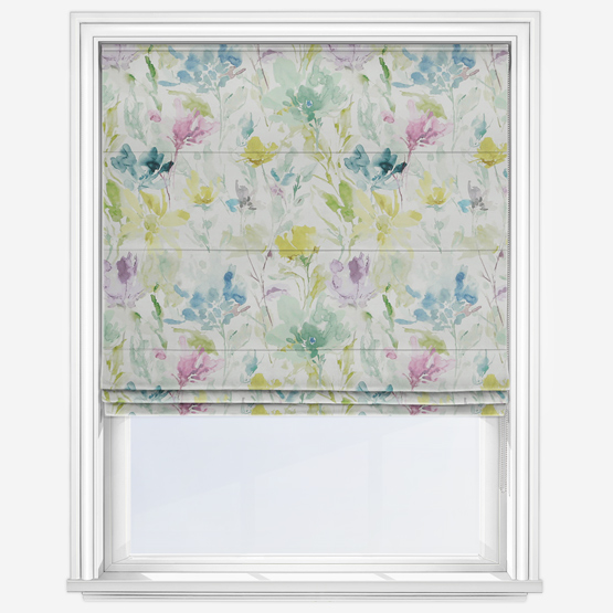 Water Meadow Jade Roman Blind