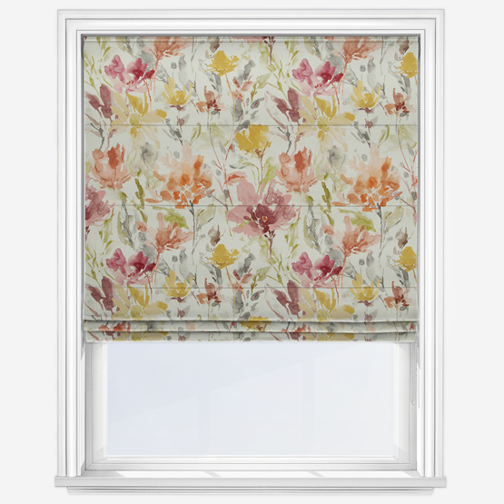 Water Meadow Rosewood Roman Blind