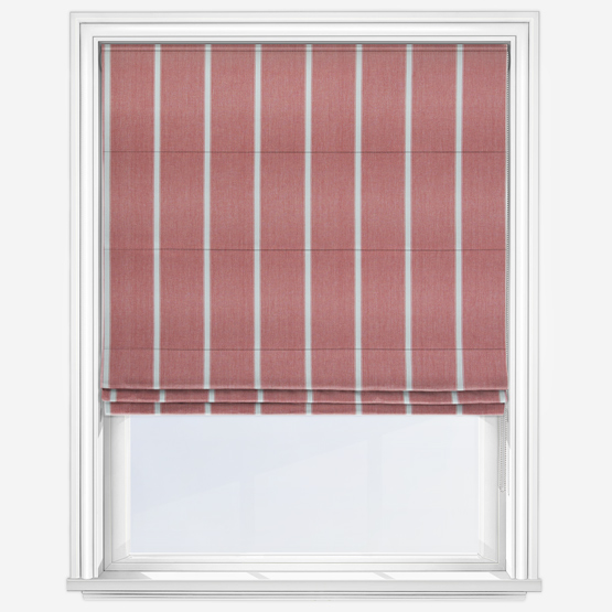 Waterbury Raspberry Roman Blind