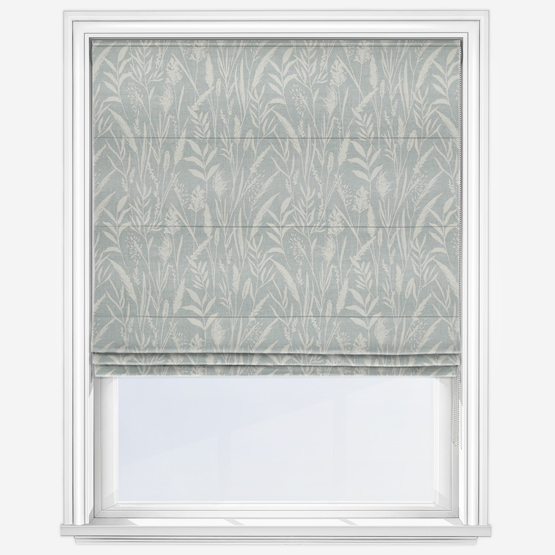 Wild Grasses Cornflower Roman Blind