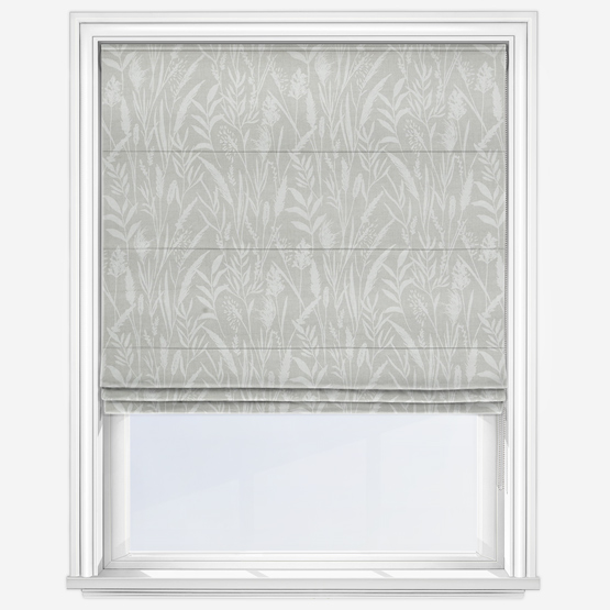 Wild Grasses Pebble Roman Blind