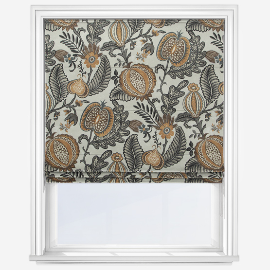 Winter Fruits Amber Roman Blind