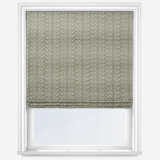 Woodcote Sage Roman Blind