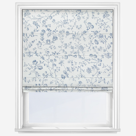 Laura Ashley Aria Seaspray Blue Curtain