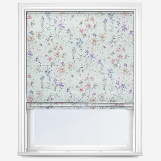 Laura Ashley Wild Meadow Chalk Pink Curtain
