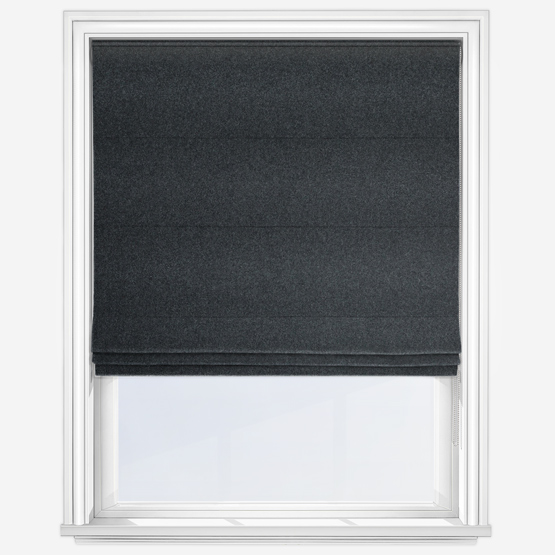 MOON Earth Charcoal Roman Blind