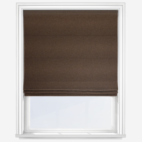 MOON Earth Walnut Roman Blind