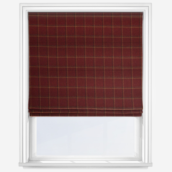 MOON St Andrew Claret Roman Blind