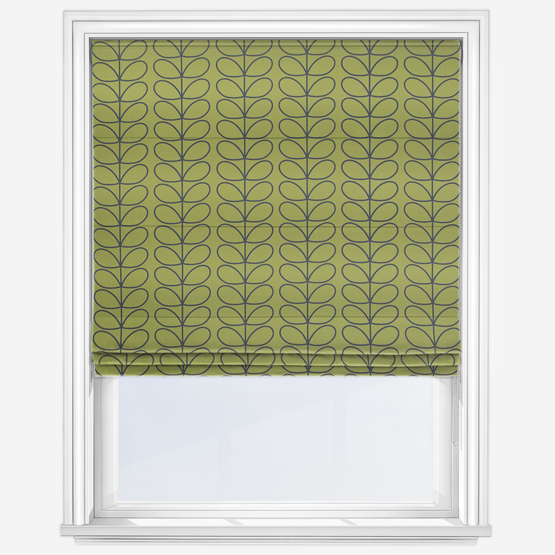 Orla Kiely Linear Stem Olive and Black roman