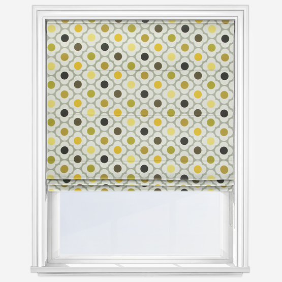 Orla Kiely Spot Flower Ditsy Yellow Multi roman