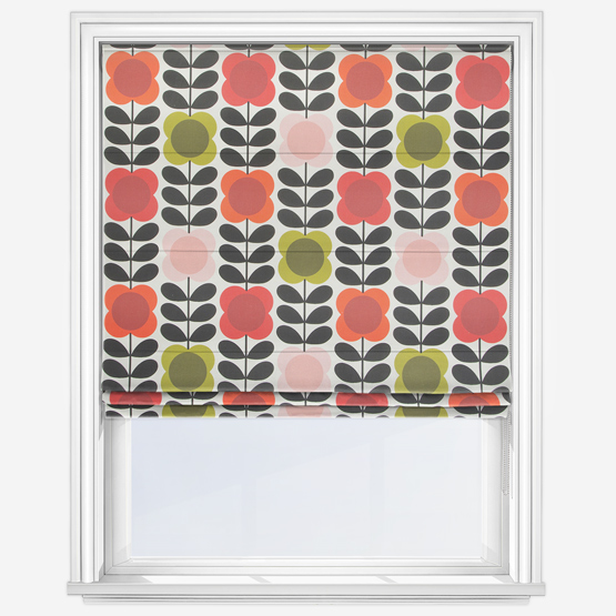 Orla Kiely Spot Flower Stem Tomato and Pink roman