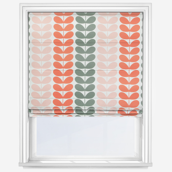 Orla Kiely Trio Stem Persimmon Multi roman