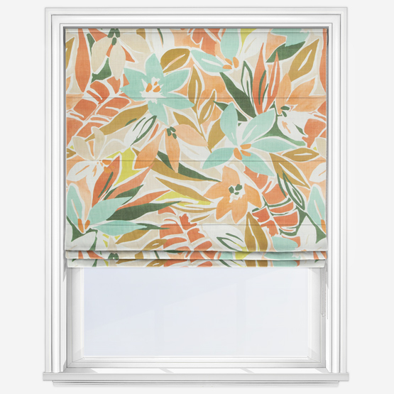 Adriana Papaya Roman Blind