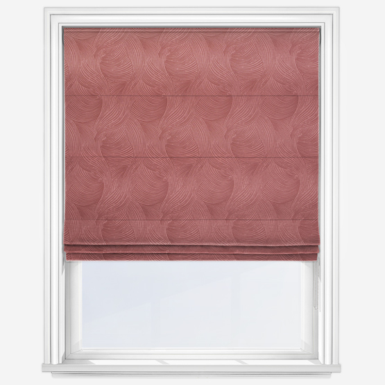 Bailey Raspberry Roman Blind