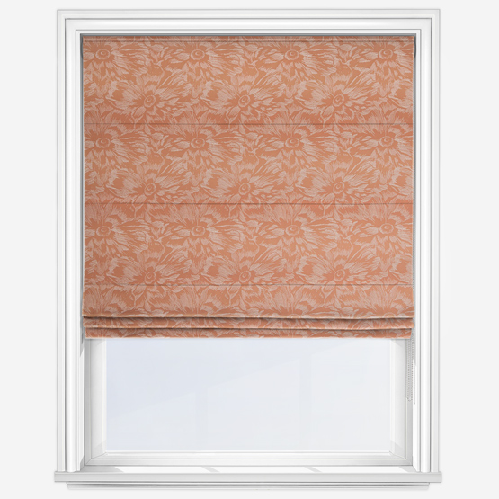 Cherie Papaya Roman Blind