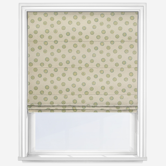 Daisy Olive Roman Blind