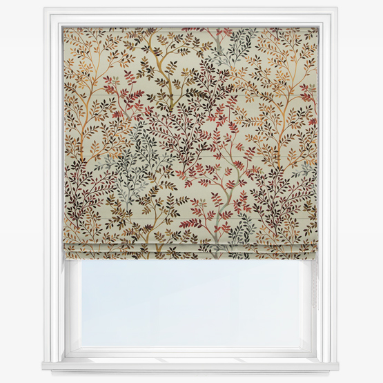 Dickens Russet Roman Blind
