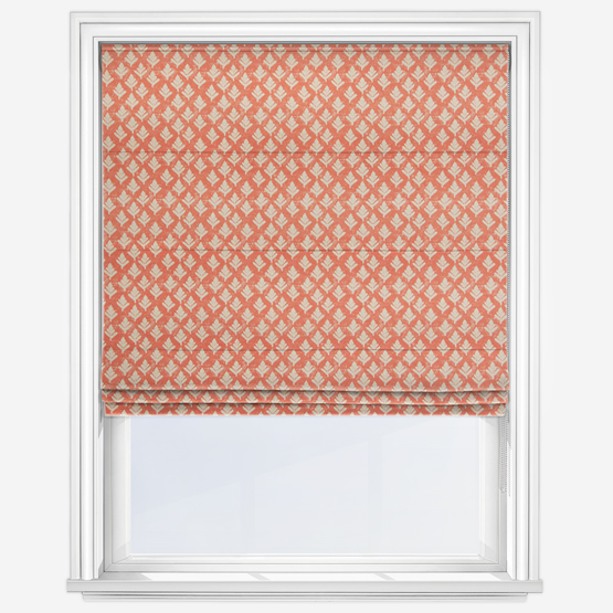 Elsham Poppy Roman Blind