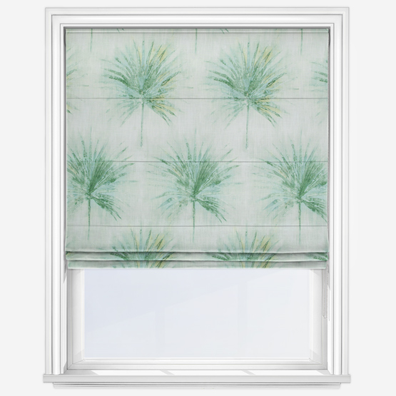 Greenery Willow Roman Blind