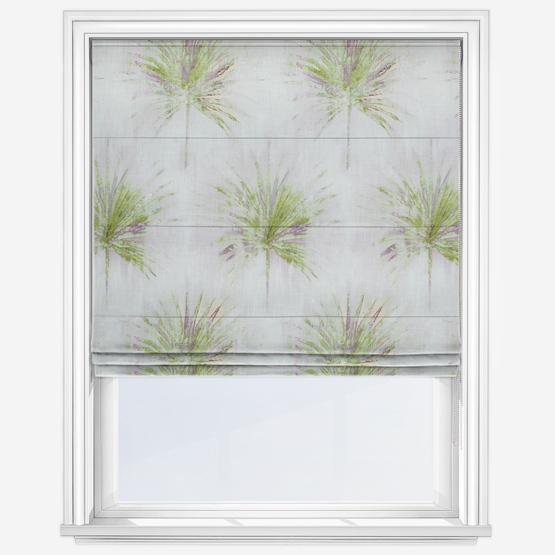 Greenery Wisteria Roman Blind