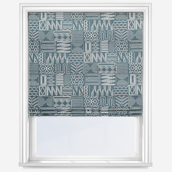 Imara Indigo Roman Blind