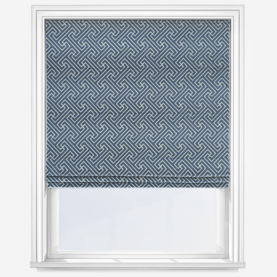 Key Azure Roman Blind