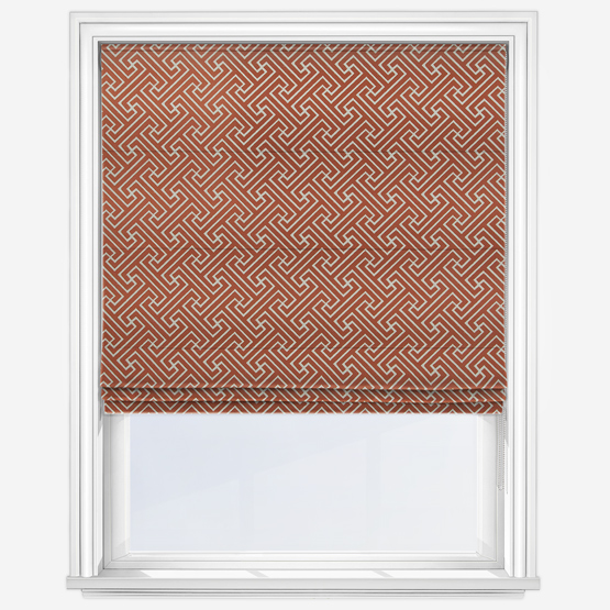 Key Terracotta Roman Blind