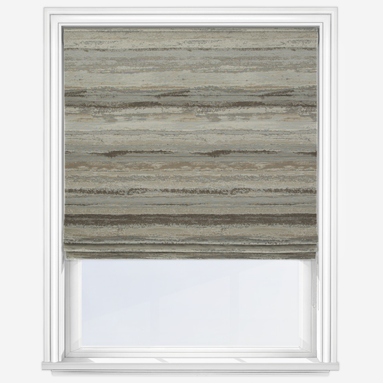 Seascape Sandstone Roman Blind