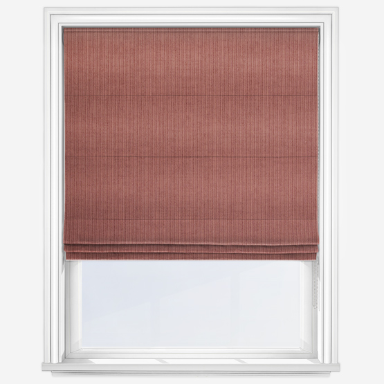 Spencer Raspberry Roman Blind