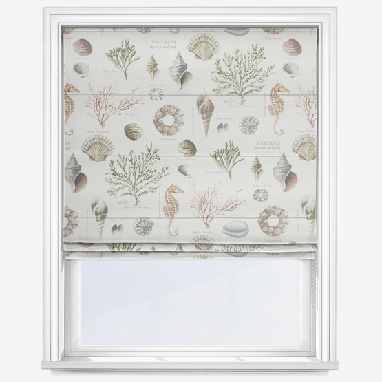 St Helier Seaweed Roman Blind