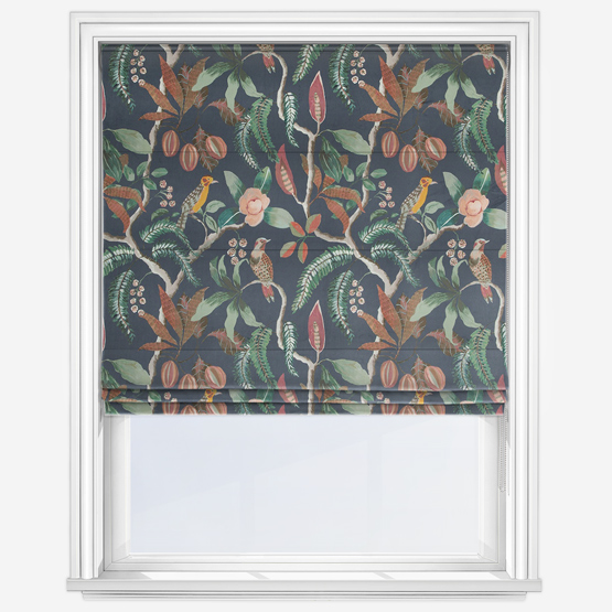 Sumatra Cobalt Roman Blind