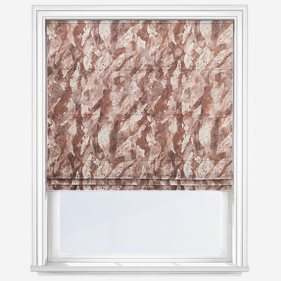 Varini Woodrose Roman Blind
