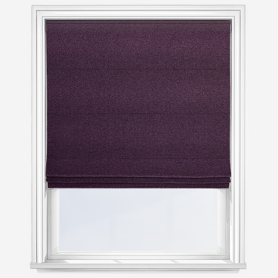 Wexley Mulberry Roman Blind