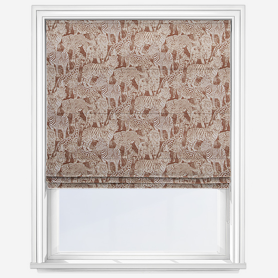 Zambezi Sienna Roman Blind