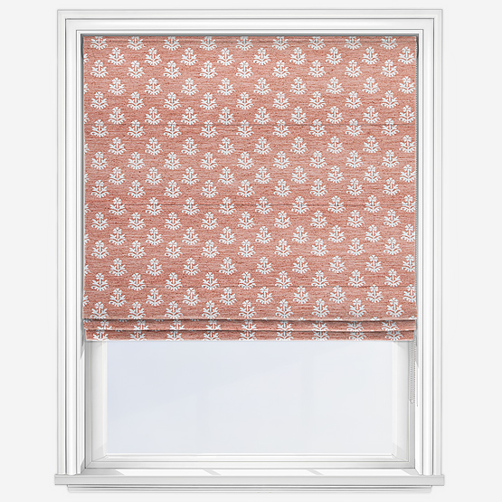 Zari Tangerine Roman Blind
