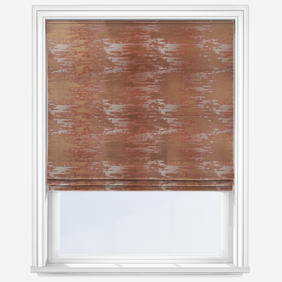 Zodiac Copper Roman Blind