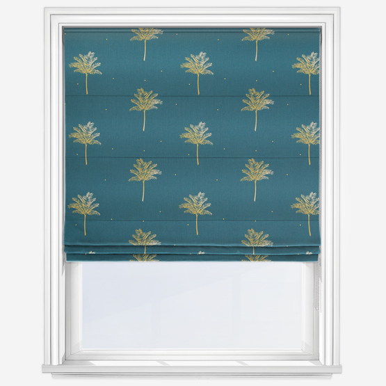 Sara Miller Small Palm Tree Forest Green roman