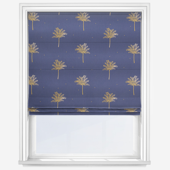 Sara Miller Small Palm Tree Navy roman