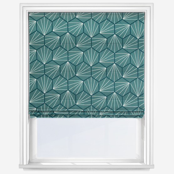 Scion Aikyo Teal Roman Blind