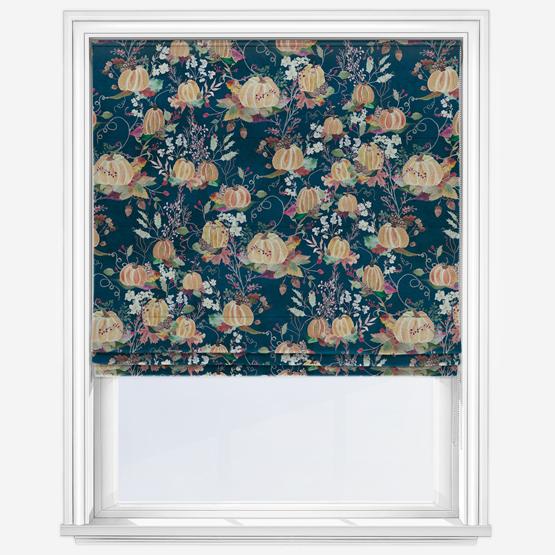 Sonova Studio Harvest Midnight Blue Roman Blind