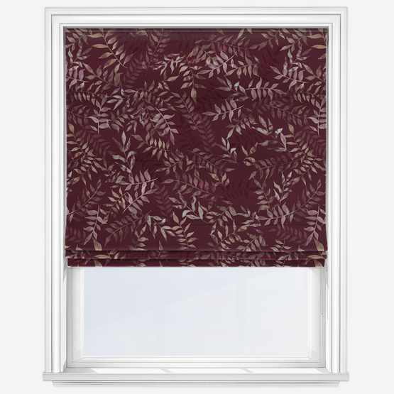 Sonova Studio Kaleidoscope Leaves Berry red roman