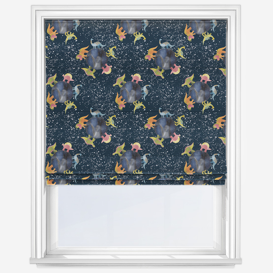 Sonova Studio Moonwalk Midnight Blue Roman Blind