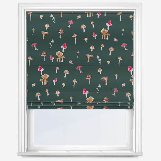 Sonova Studio Mushroom Forage Green Roman Blind