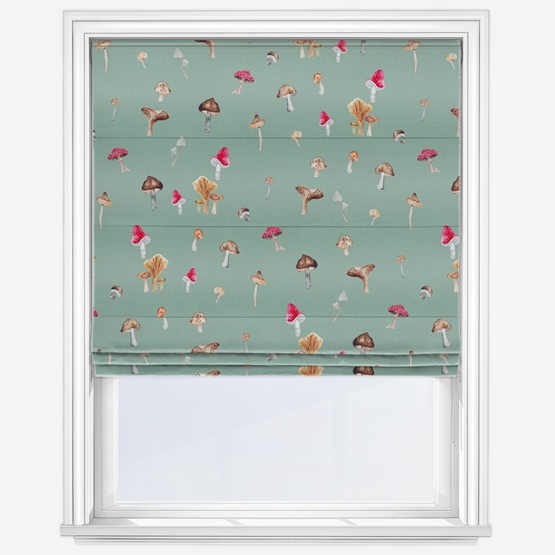 Sonova Studio Mushroom Forage Sage Roman Blind